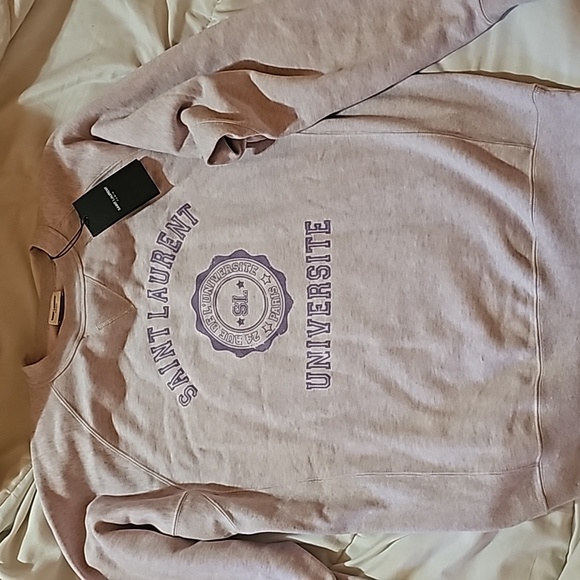 YSL lilac crewneck sweater - Picture 2 of 5